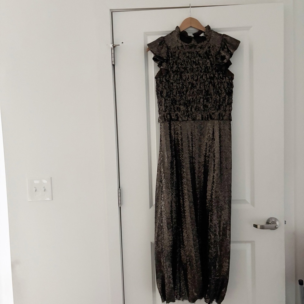 Sea New York Rachelle Sequin Midi Dress - Picture 3 of 7